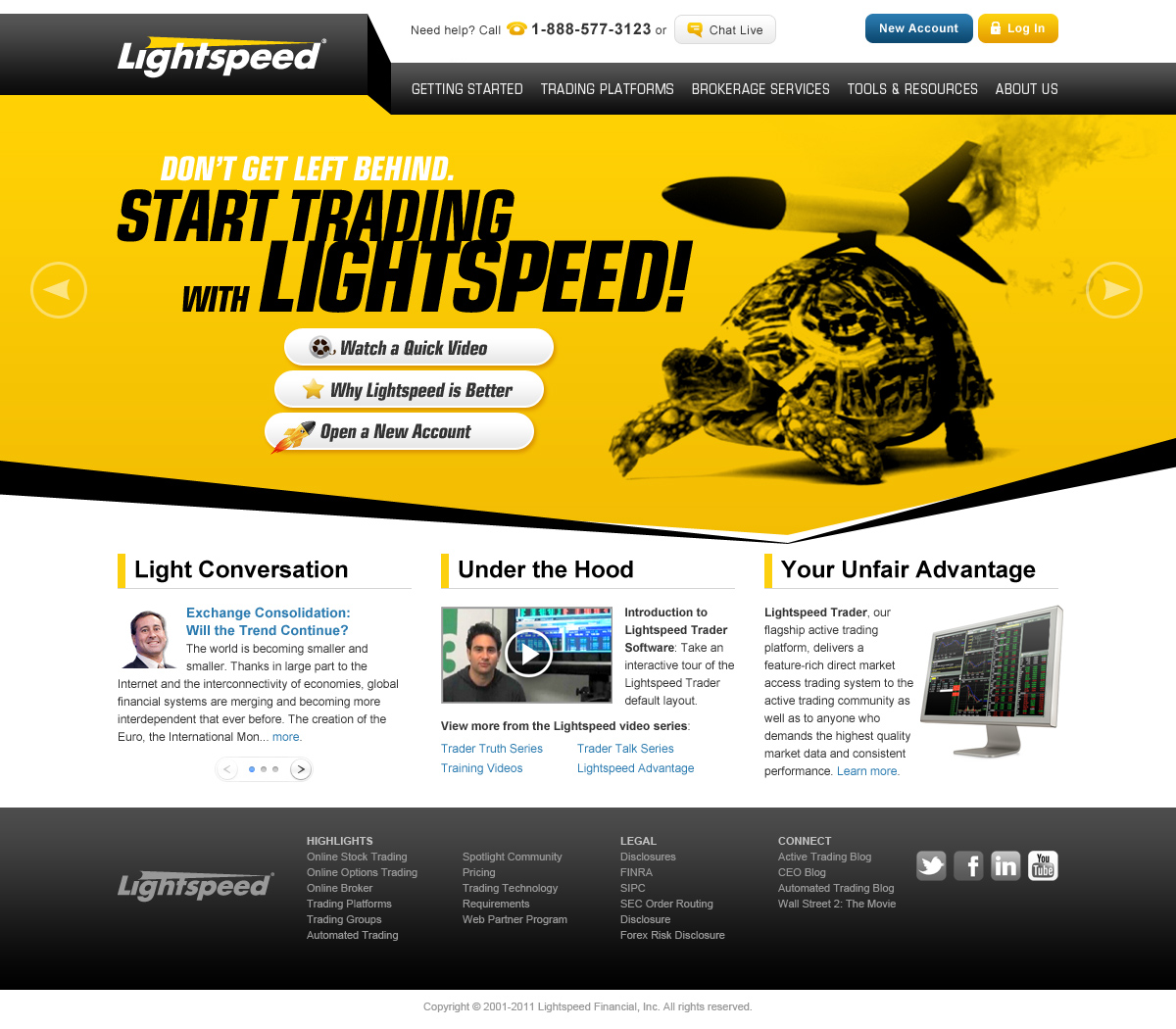 Lightspeed Homepage