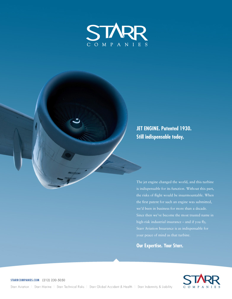 Starr Companies Print Ad